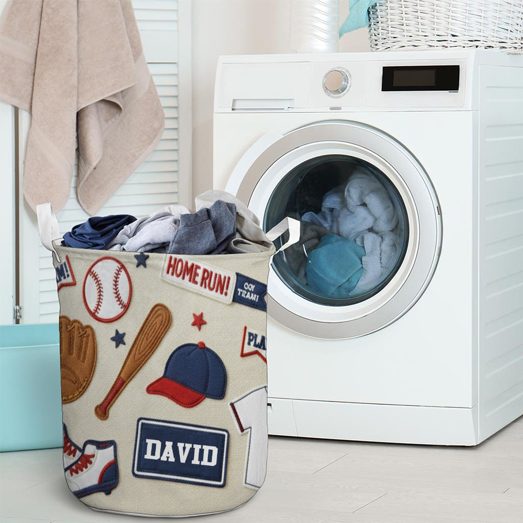 Love Baseball - Personalized Baseball Storage Basket
