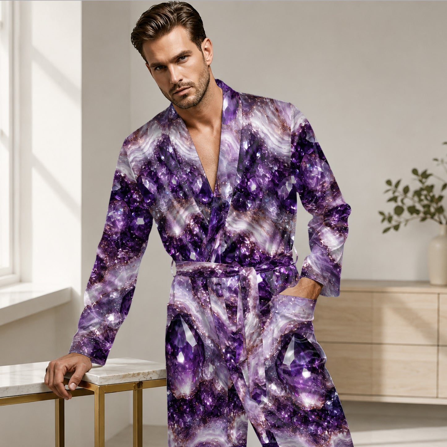 Till Death Do Us Part - Personalized Couple Satin Robe