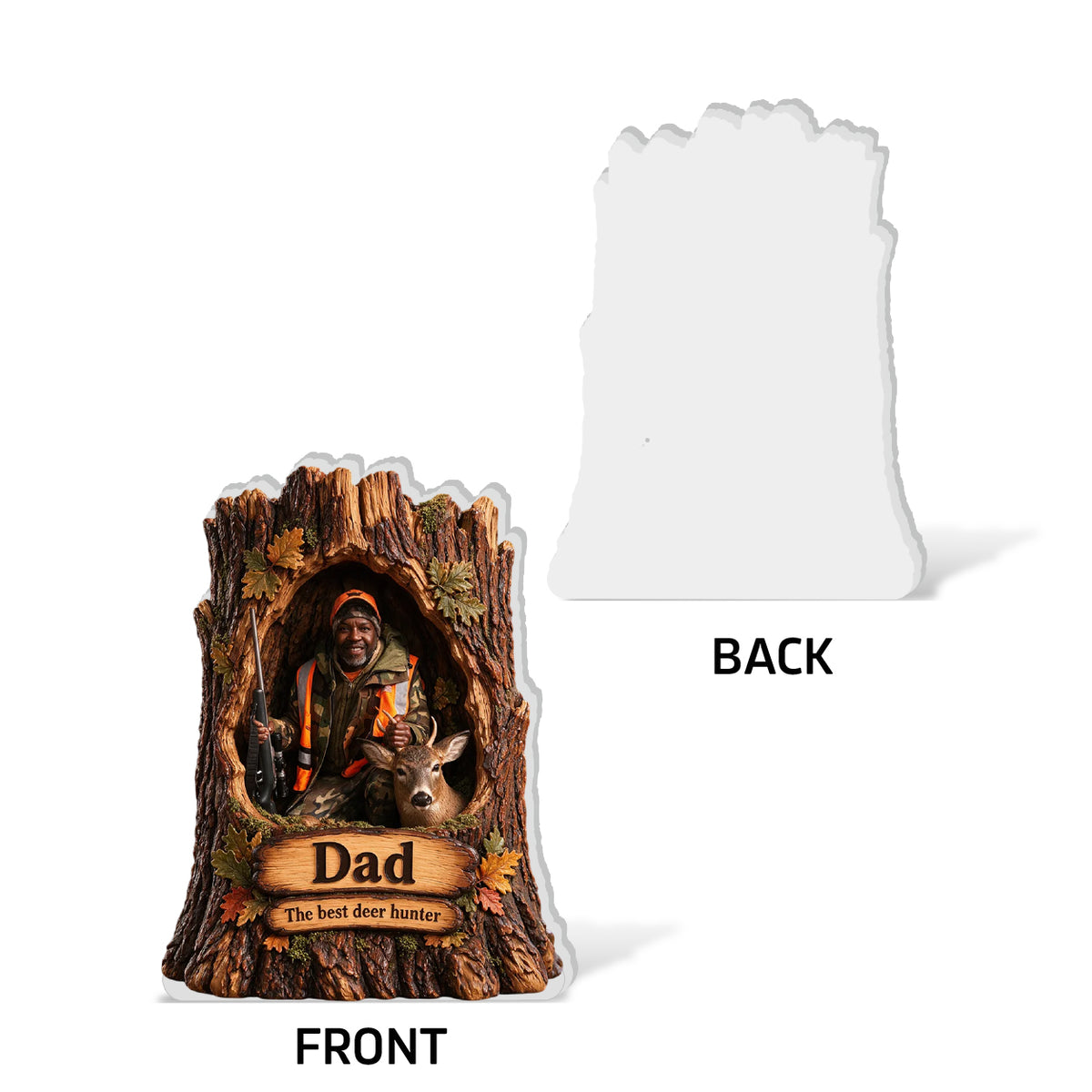 Hunter Gift, Christmas Decor - Personalized Hunting 3D Plaque