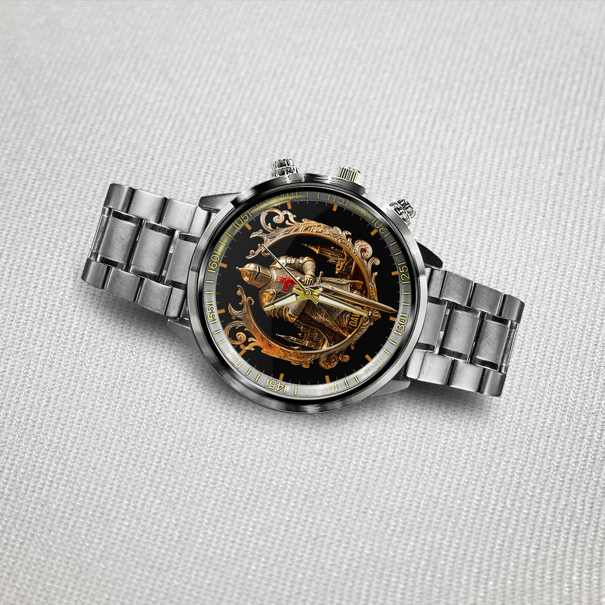 Knight Of God - Personalized Christian Hand Watch