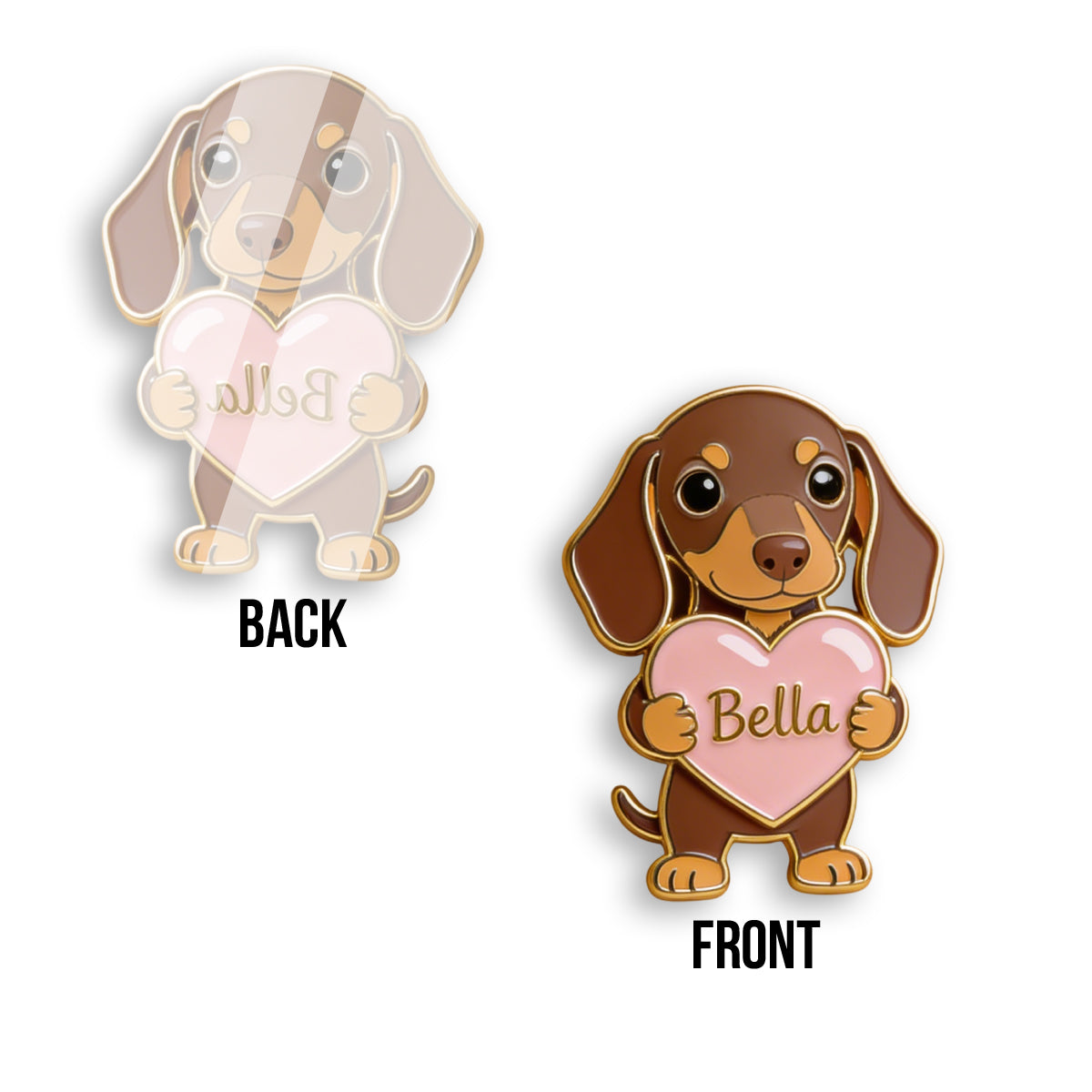 Lucky Puppy/ Kitty - Personalized Dog Pocket Hug Card