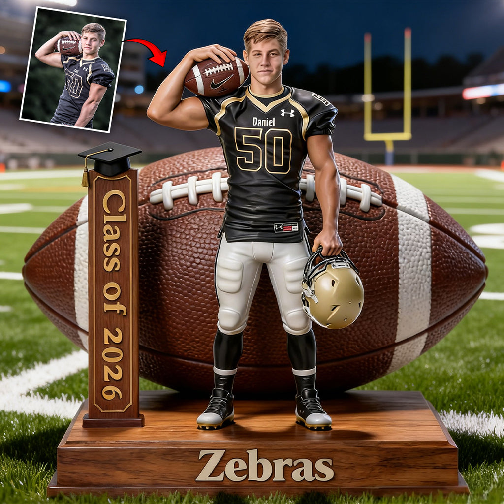 Geschenk für den Abschlussjahrgang 2026 – Personalisierte, individuell geformte Acrylplakette zur Abschlussfeier