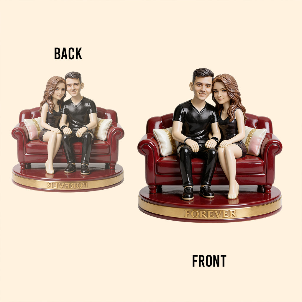 You And Me - Personalized Couple Custom Shaped Acrylic Plaque