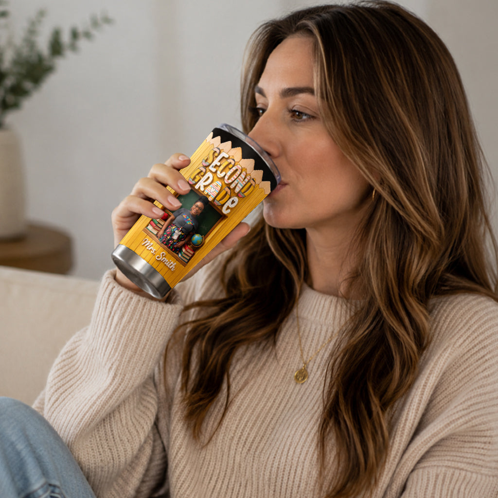Any Grade Gift For Teacher - Personalized Teacher Tumbler