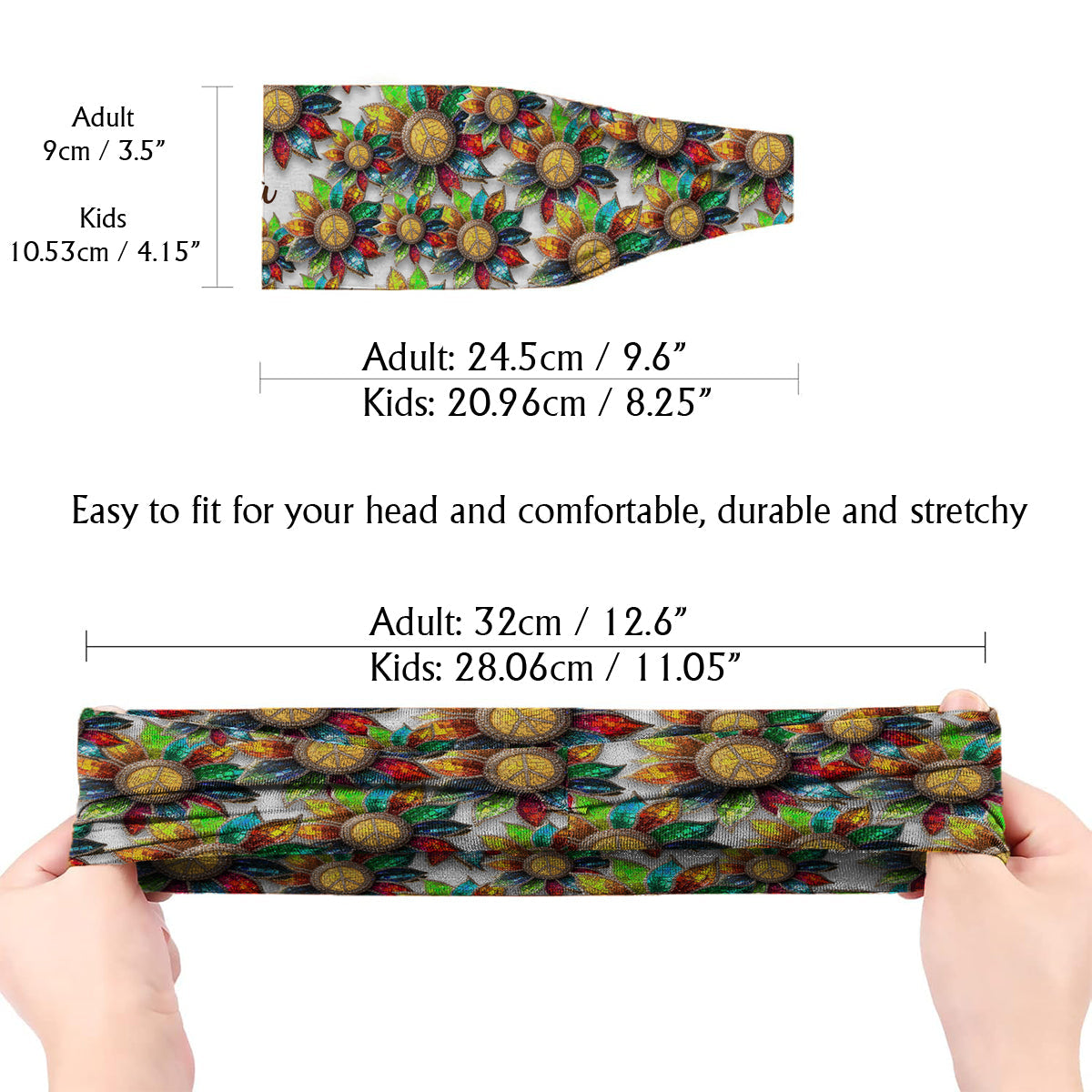 Hippie Soul - Personalized Hippie Unisex Headband/ Turban