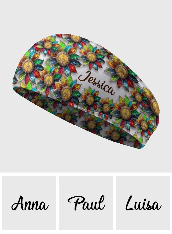 Hippie Soul - Personalized Hippie Unisex Headband/ Turban