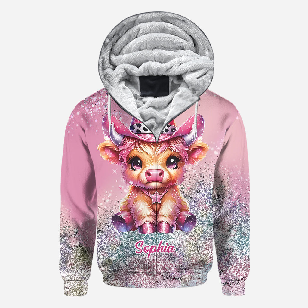 Mignonne vache des Highlands - T-shirt personnalisé avec motif vache des Highlands