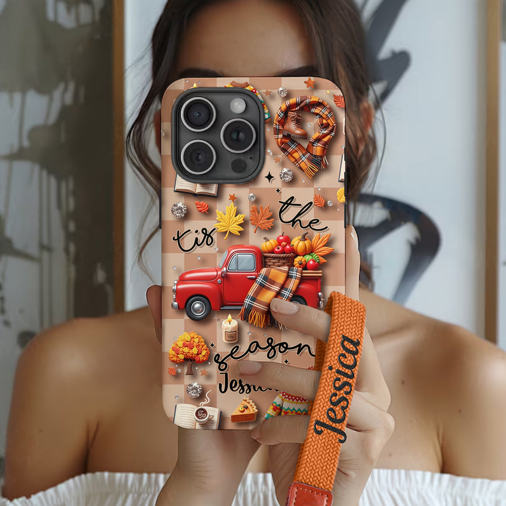 Tis The Season - Personalized Autumn Full Print Phone Case