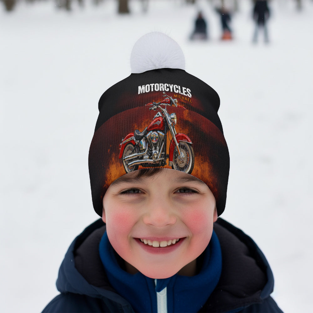 Motorcycles - Personalized Biker Beanie Hat