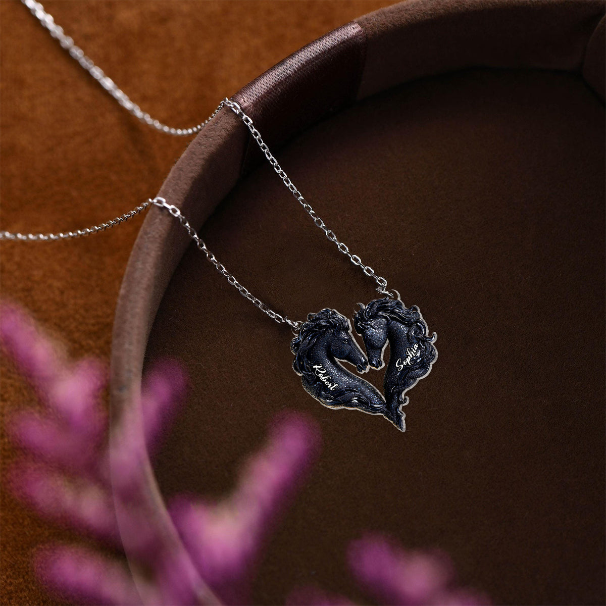 You & Me We Got This - Personalized Horse Custom Shaped Pendant Necklace