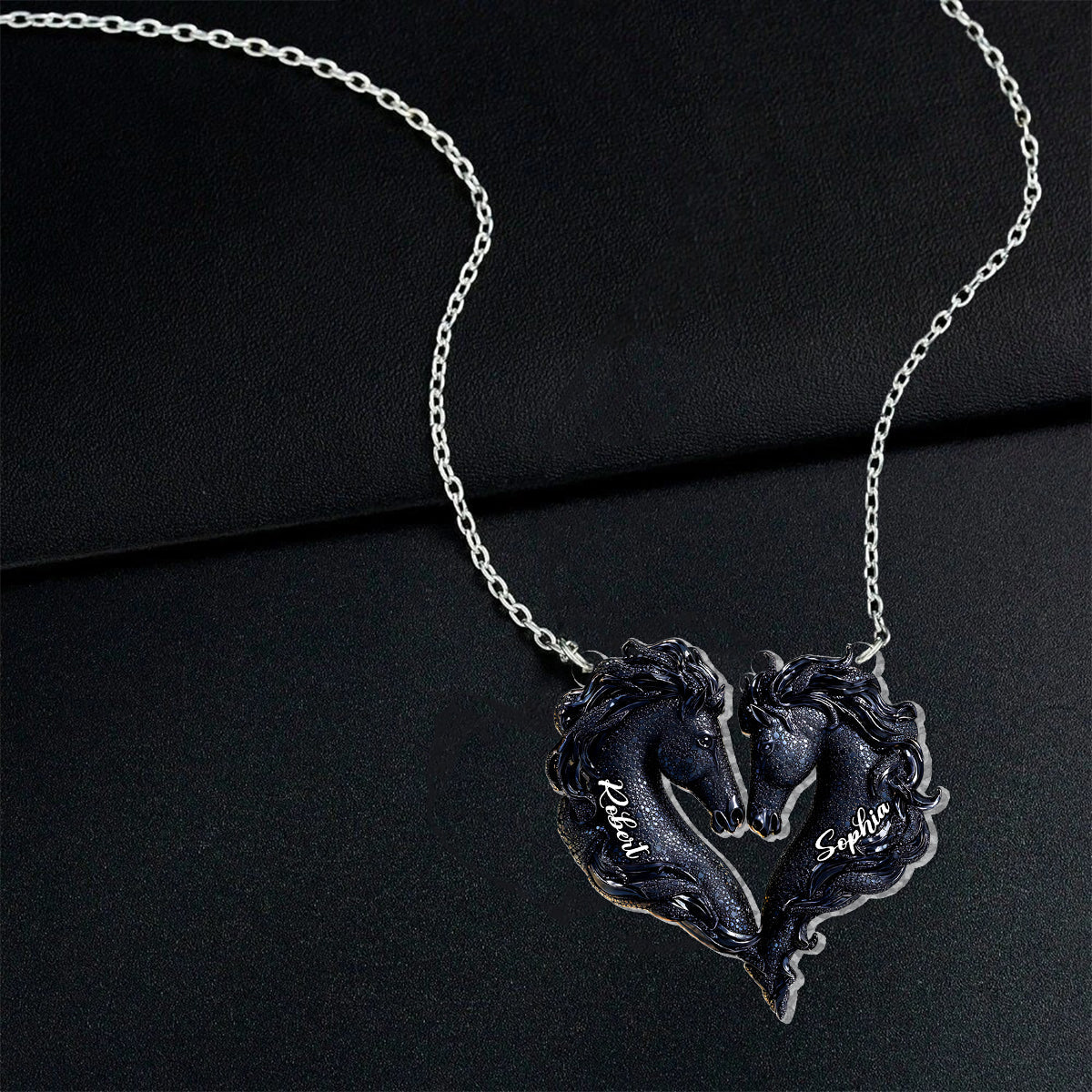 You & Me We Got This - Personalized Horse Custom Shaped Pendant Necklace