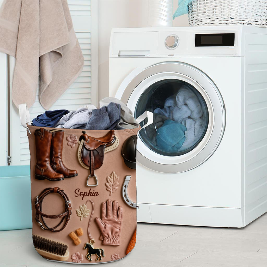 Love Horses - Personalized Horse Storage Basket