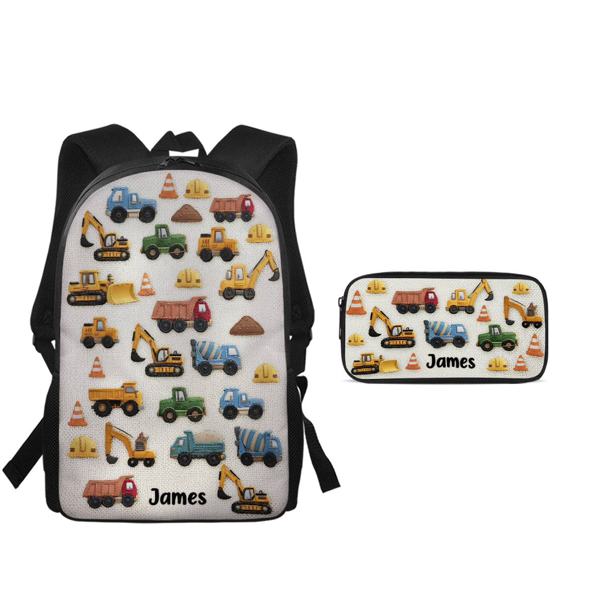Unique Gifts For Children - Personalized Kid Backpack Lunch Bag Pencil Case Set