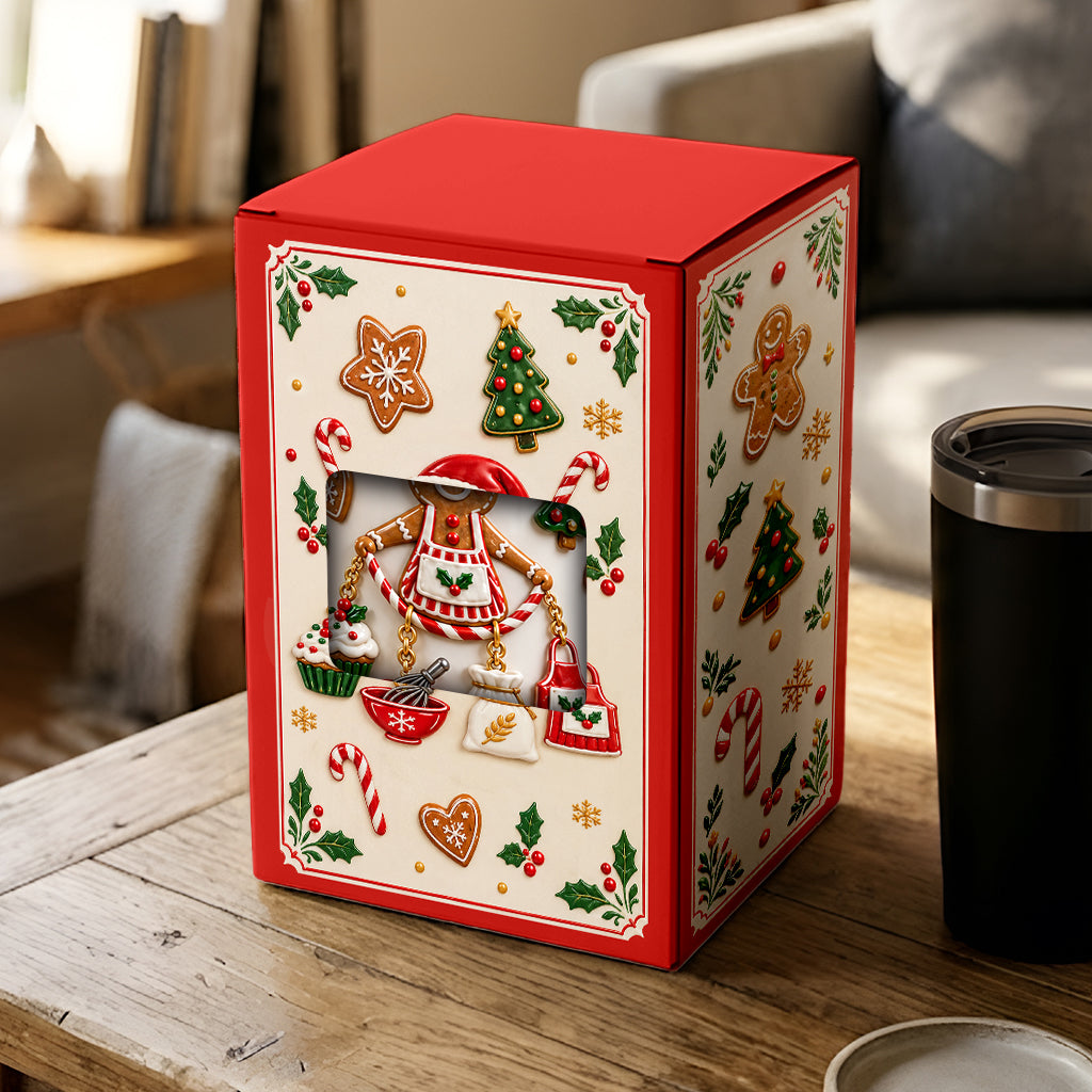 Love Baking Christmas Gift - Personalized Baking Tumbler With Gift Box