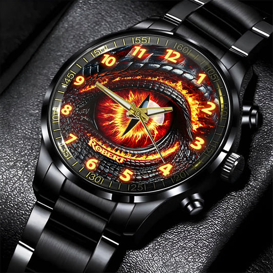 Œil de Dragon - Montre à aiguille Dragon personnalisée