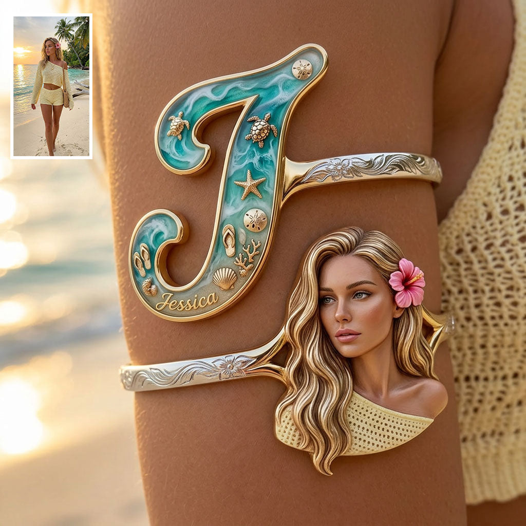 Strandreise Zubehör - Personalisierbares Armband in Form eines Meeresliebhabers