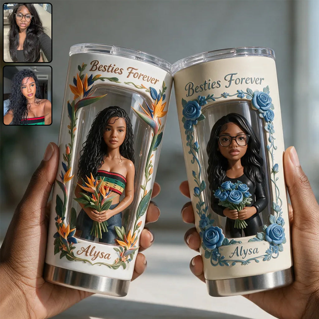 Geschenk für Sie, individuell aus jedem Foto, jeder Blume - Personalisierter Selbstliebe-Becher