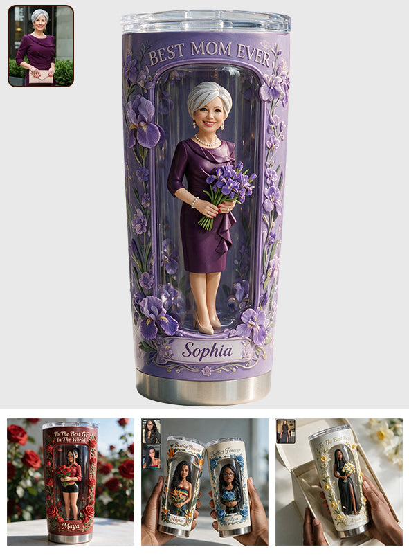 Geschenk für Sie, individuell aus jedem Foto, jeder Blume - Personalisierter Selbstliebe-Becher