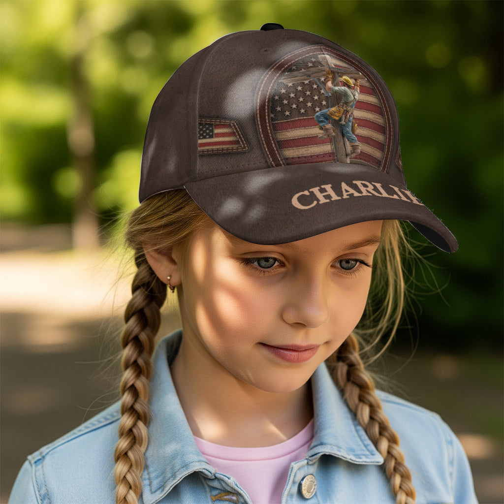 Strength Of The Line - Personalized Lineman Classic Cap