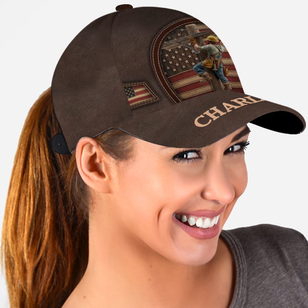 Strength Of The Line - Personalized Lineman Classic Cap