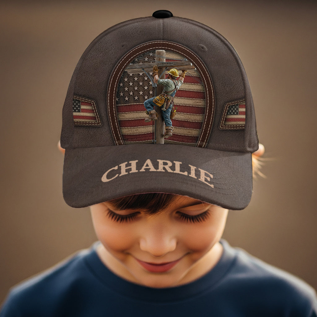 Strength Of The Line - Personalized Lineman Classic Cap