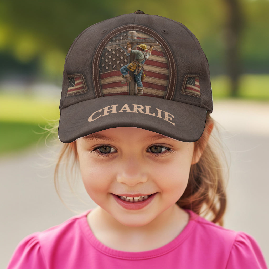 Strength Of The Line - Personalized Lineman Classic Cap