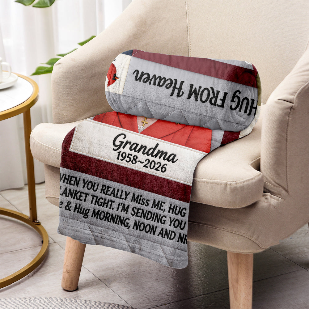 A Hug from Heaven - Personalized Memorial Blanket