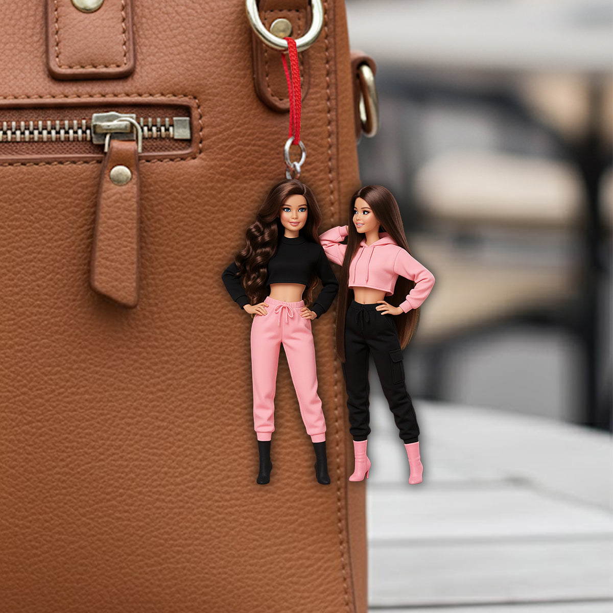 Gift For Her - Personalized Bestie Custom Made 3D Minifigure Ornament