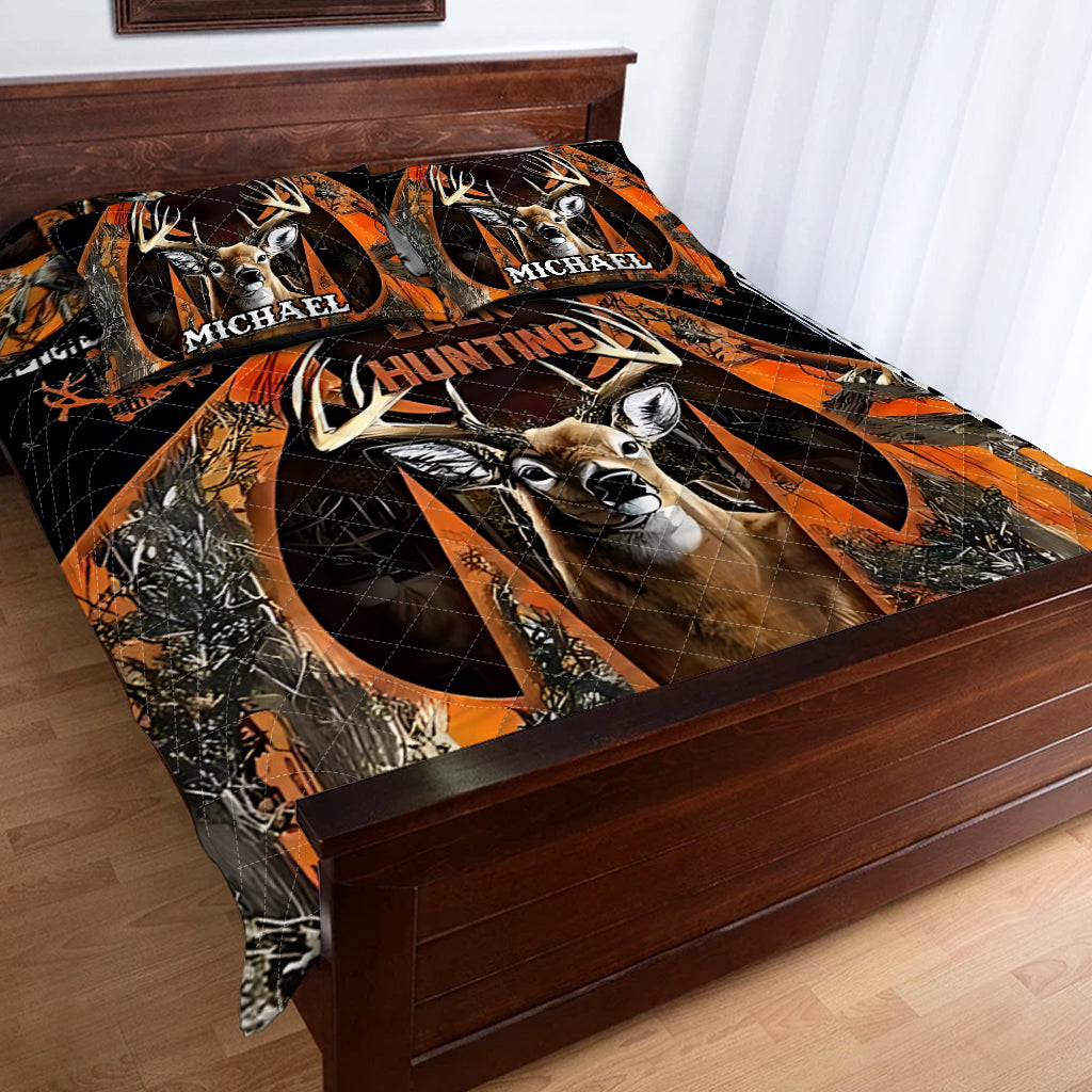 Love Hunting - Personalized Hunting Quilt Set