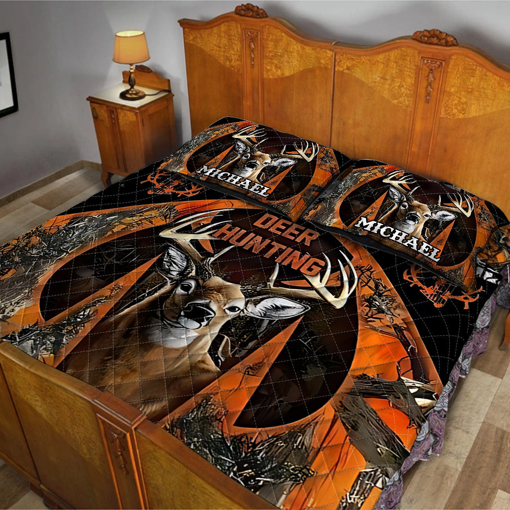 Love Hunting - Personalized Hunting Quilt Set