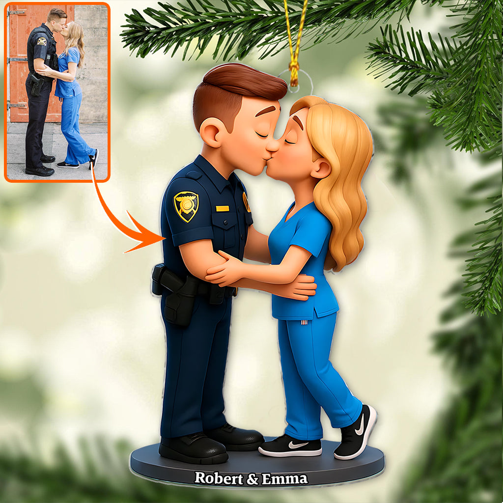 Serve and Protect - Personalized Police Officer Ornament