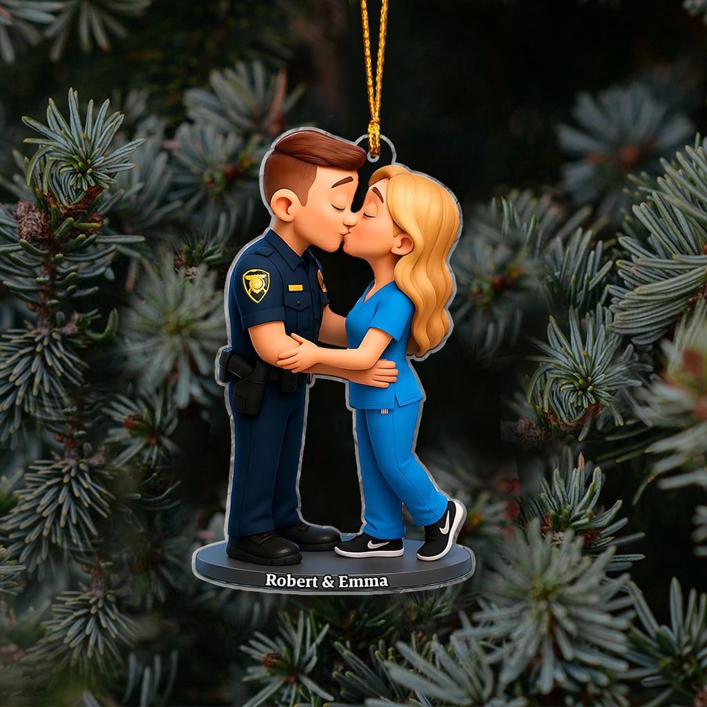 Serve and Protect - Personalized Police Officer Ornament