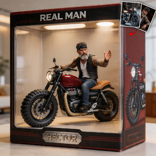 Photo Personnalisée, Véhicule Personnalisé - Plaque Acrylique Biker Sur Mesure