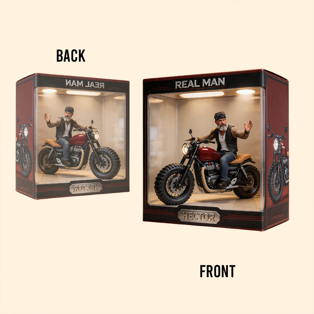 Benutzerdefiniertes Foto, jedes Fahrzeug - Personalisierte Biker Acrylplakette