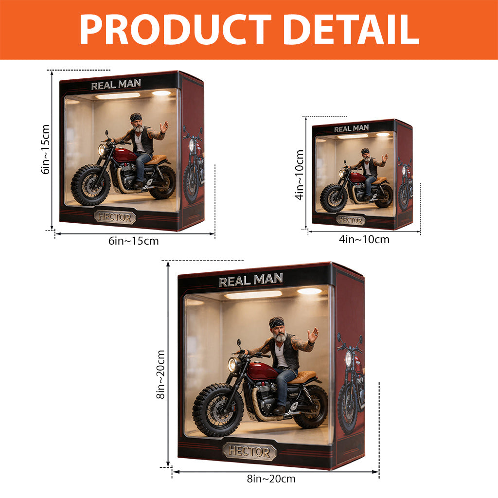 Benutzerdefiniertes Foto, jedes Fahrzeug - Personalisierte Biker Acrylplakette
