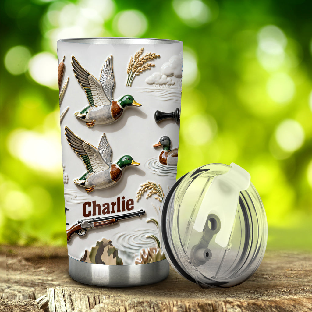 Duck Hunting - Personalized Hunting Tumbler