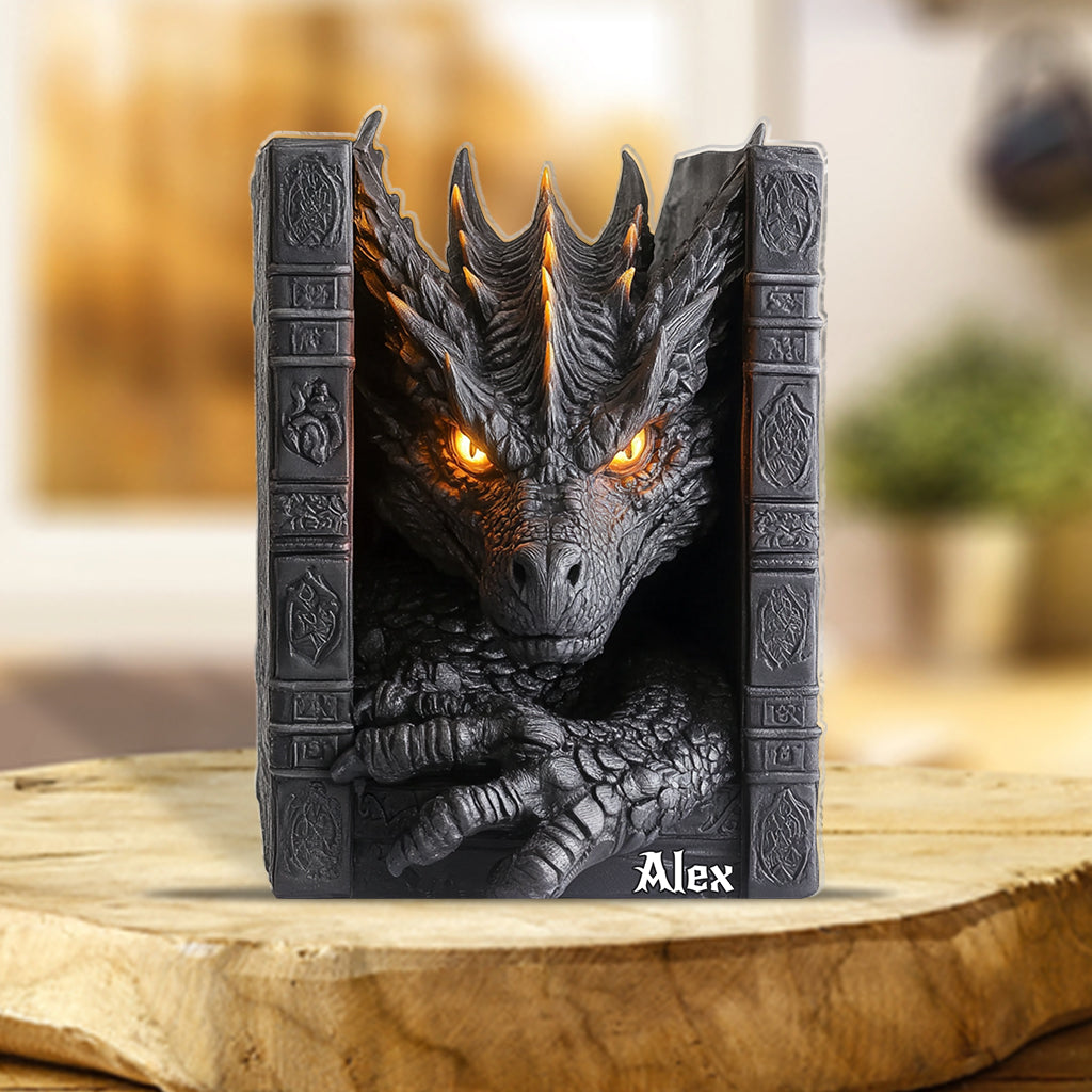 Violent Little Thing - Personalized Dragon Custom Shaped Acrylic Plaque