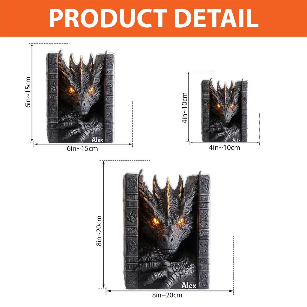 Violent Little Thing - Personalized Dragon Custom Shaped Acrylic Plaque