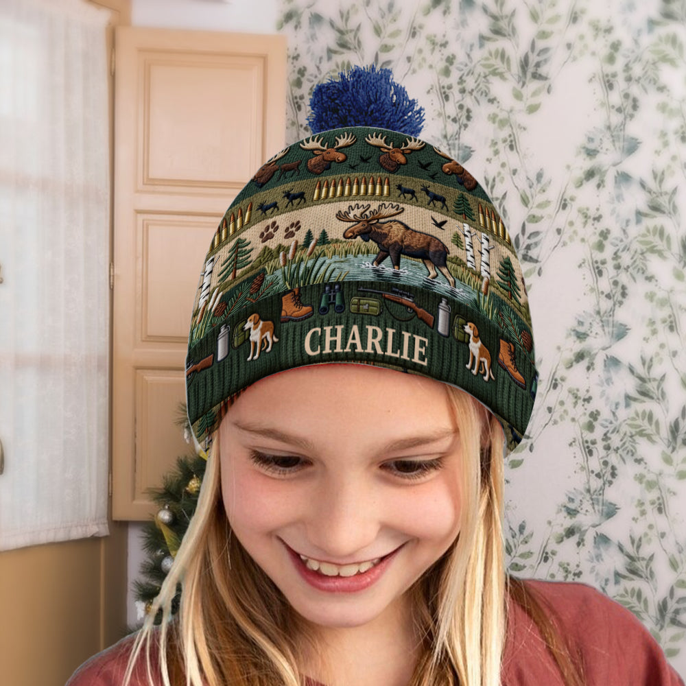 Love Hunting - Personalized Hunting Beanie Hat