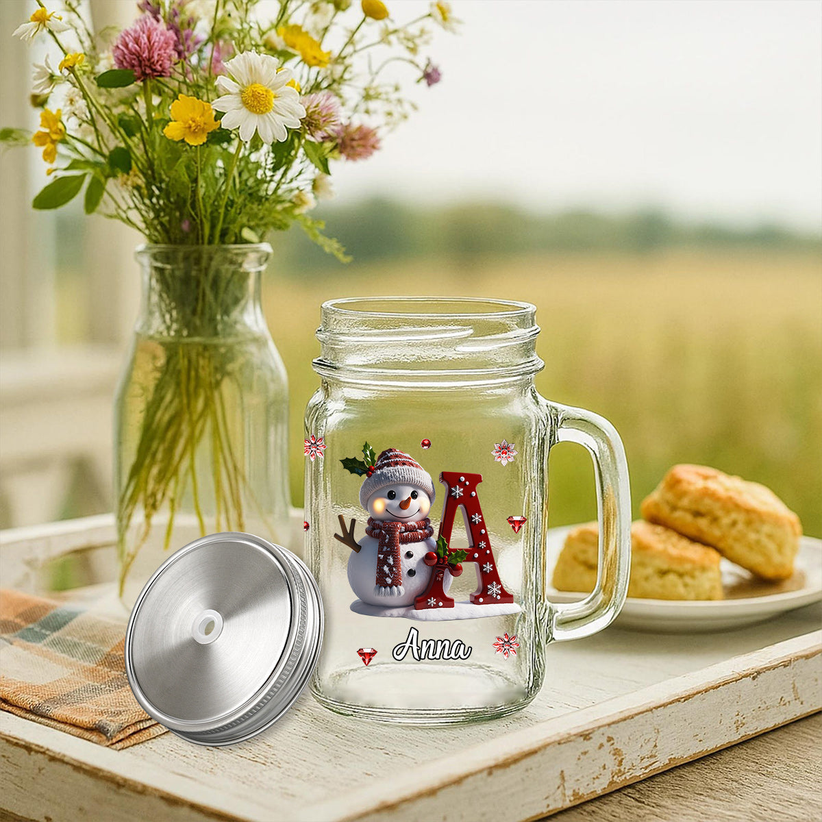 Funny Family Gift Most Likely To - Personalized Family Mason Jar Cup