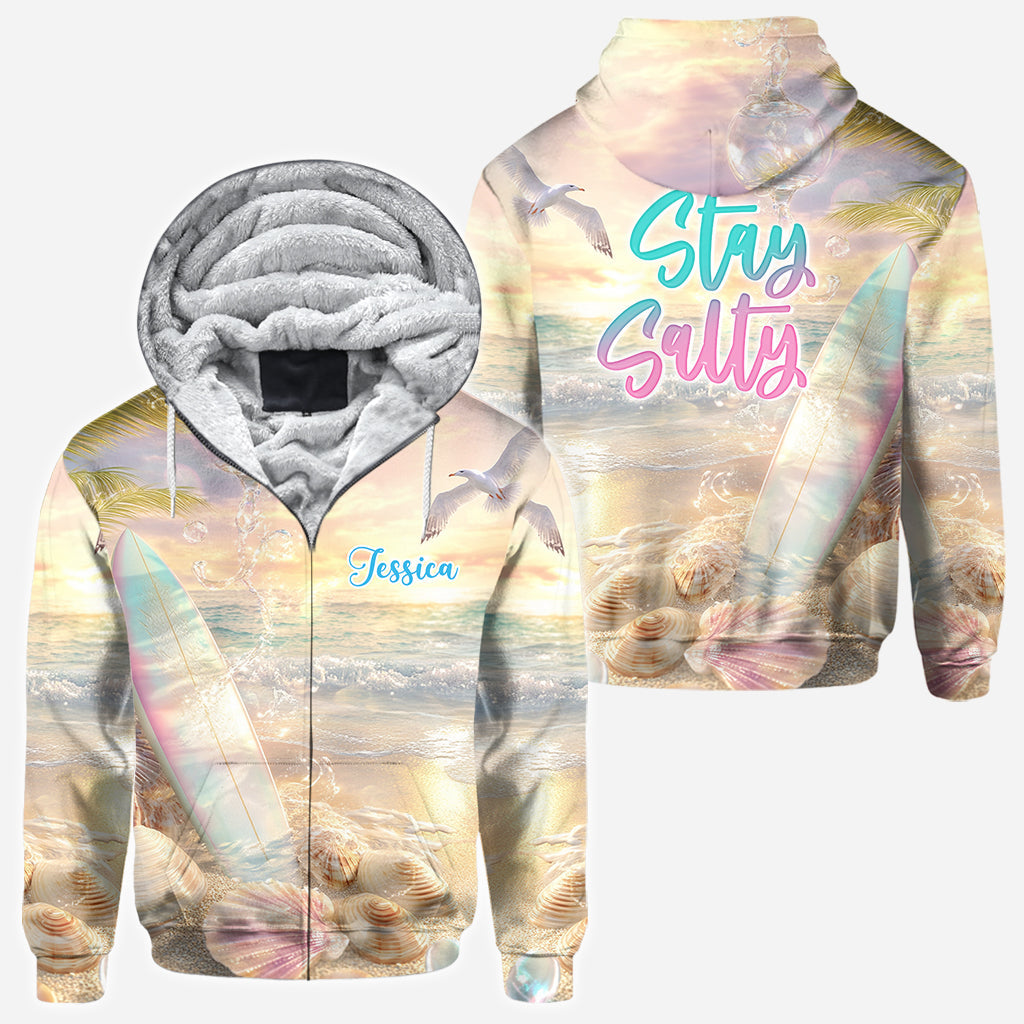 Stay Salty – Personalisiertes Surfer-Shirt
