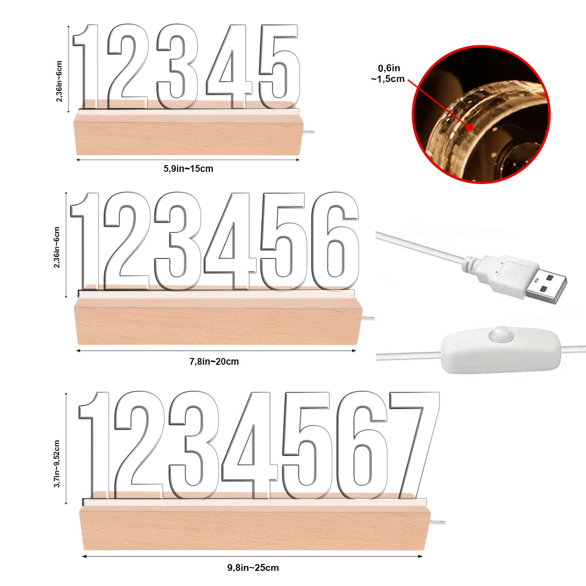 Love Between A Mother And Daughter Is Forever - Personalized Mother Custom LED Night Light