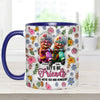 Let&#39;s Be Friends &#39;Til We&#39;re Old And Bonkers - Personalized Bestie Accent Mug