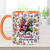 Let&#39;s Be Friends &#39;Til We&#39;re Old And Bonkers - Personalized Bestie Accent Mug