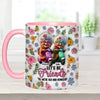 Let&#39;s Be Friends &#39;Til We&#39;re Old And Bonkers - Personalized Bestie Accent Mug