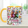 Let&#39;s Be Friends &#39;Til We&#39;re Old And Bonkers - Personalized Bestie Accent Mug