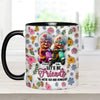 Let&#39;s Be Friends &#39;Til We&#39;re Old And Bonkers - Personalized Bestie Accent Mug