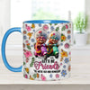 Let&#39;s Be Friends &#39;Til We&#39;re Old And Bonkers - Personalized Bestie Accent Mug