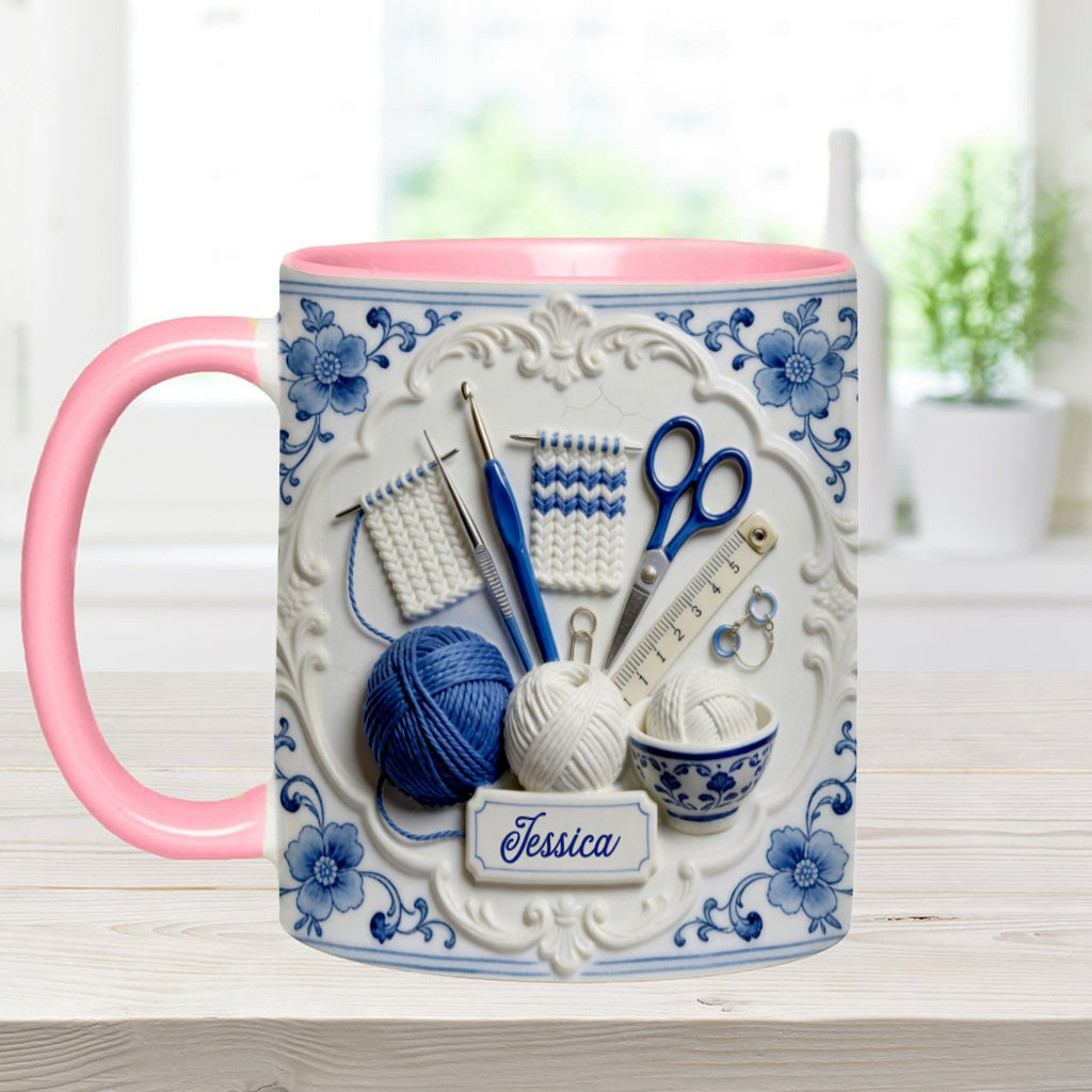 Love Crocheting - Personalized Crocheting Accent Mug