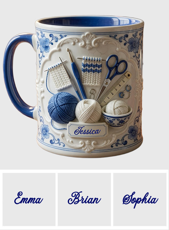 Love Crocheting - Personalized Crocheting Accent Mug